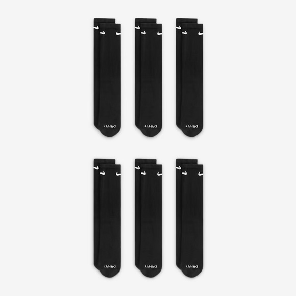 NIKE EVERYDAY COTTON CUSHIONED CREW SOCKS men’s - Picture 3 of 16